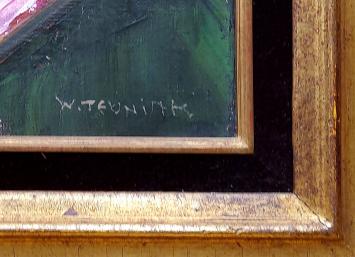 Olieverfschilderij op doek van Walter Theunynck