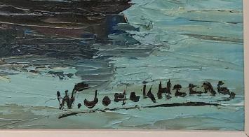 Kunstwerk  op canvas van de Brugse schilder Walter Jonckheere