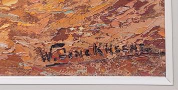 Kunstwerk  op canvas van de Brugse schilder Walter Jonckheere