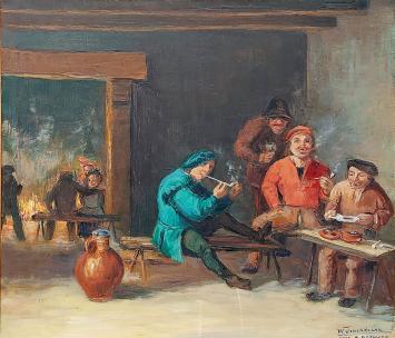 De Belgische schilder Walter Jonckheere