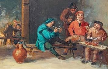 Groot olieverfschilderij van Walter Jonckheere kopen