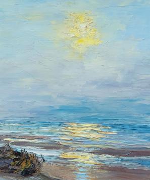 Groot schilderij van Walter Jonckheere