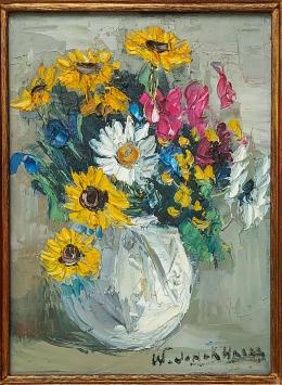 Een klein olieverfschilderij van Walter Jonckheere kopen