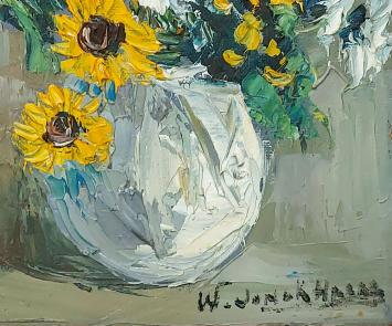 Kunstwerk  op canvas van de Brugse schilder Walter Jonckheere