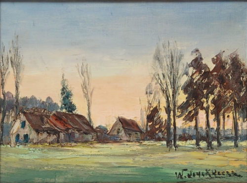 De Belgische schilder Walter Jonckheere