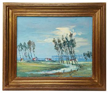 Schilderij van de Brugse kunstenaar Walter Jonckheere