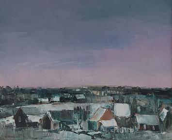 Schilderij door de Belgische kunstenaar W. Teunink