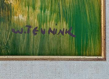 De Vlaamse kunstschilder Walter Theunynck uit Zwalm