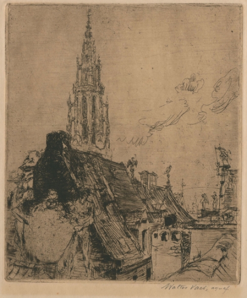 Ets van Antwerpse kunstenaar Walter Vaes kopen