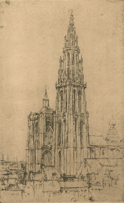Grafisch werk van Walter Vaes, Kathedraal Antwerpen