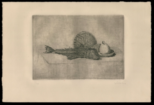 Ets, stilleven van de Belgische etser Walter Vaes kopen