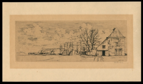 getekende Ets van Walter Vaes, Belgische etser