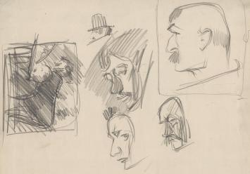 Tekening van Walter Vaes, Belgische kunstenaar