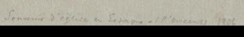 Herinnering aan kerk te Spanje 1906