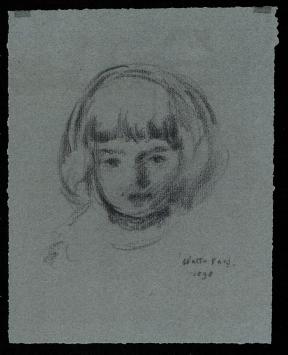 Tekening van Walter Vaes, Belgische kunstenaar