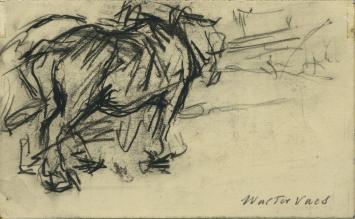 Tekening van Walter Vaes kopen