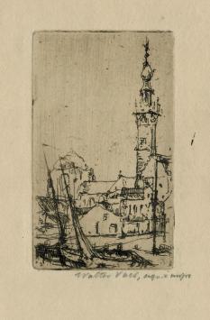 Walter Vaes Belgische kunstenaar met een grafisch werk