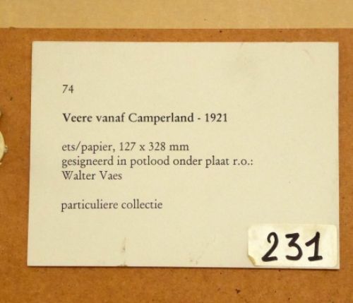 Vlaamse etser Walter Vaes