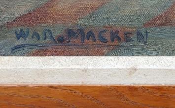 Interieuraanzicht met open deurtje naar de koer