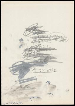 Kunstwerk op papier van de Belgische kunstenaar Werner Mannaers kopen