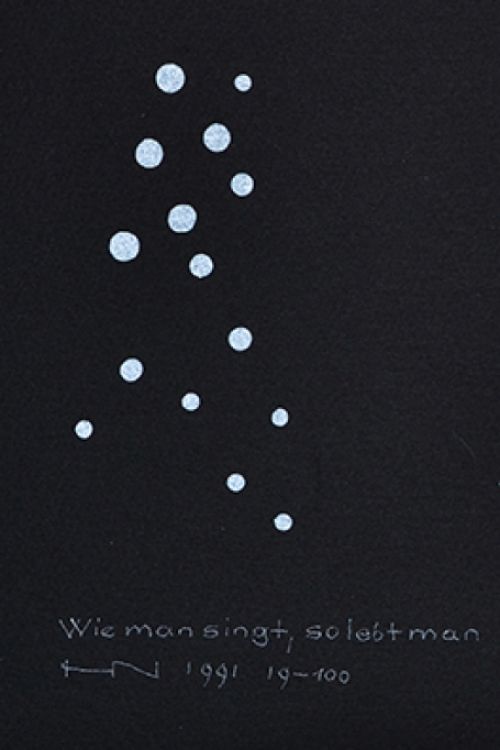 Wie man singt so lebt man