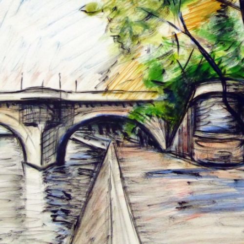 Schilderij door de Belgische kunstenaar wilchar