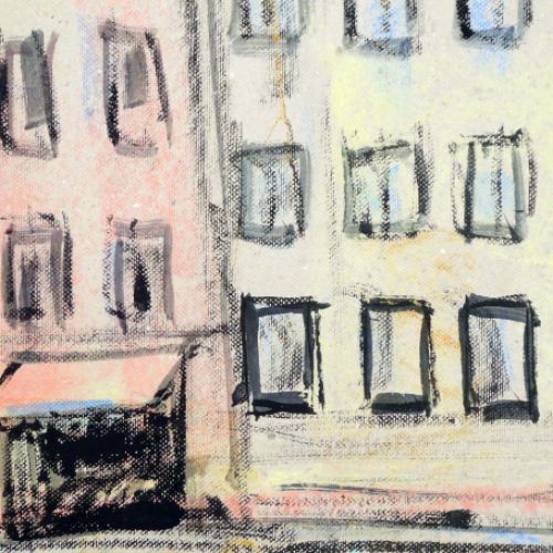 Schilderij door de Belgische kunstenaar wilchar