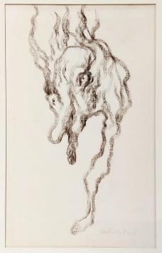 Houtskooltekening van Wilfried Pas kopen