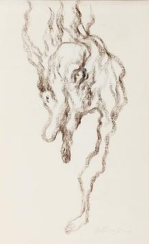 Grafisch kunstwerk van Wilfried Pas op papier