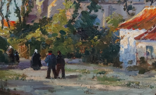 De Belgische  kunstenaar Willem Battaille