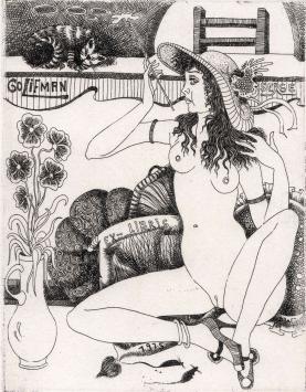 Serge Golifman, ex librissen kopen, naakten