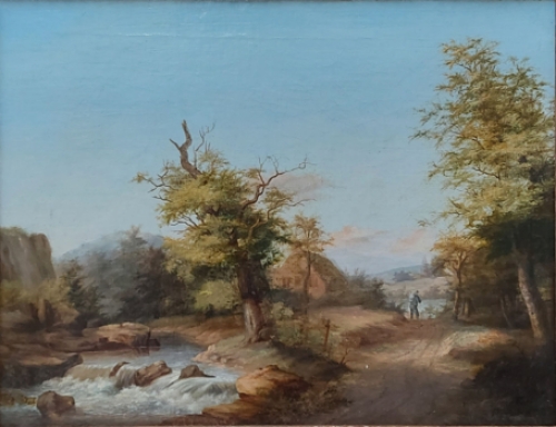 Schilderij vande Nederlandse kunstenaar Willem de Klerk