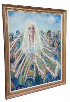 Al rijkend naar de vrouw