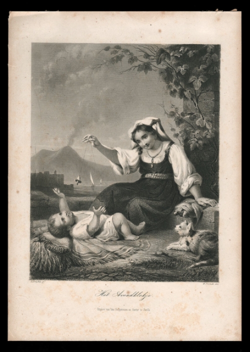 Gravure van de Engelse kunstenaar William French kopen