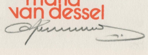 Willy Braspennincx en zijn ex libris voor Maria van Dessel