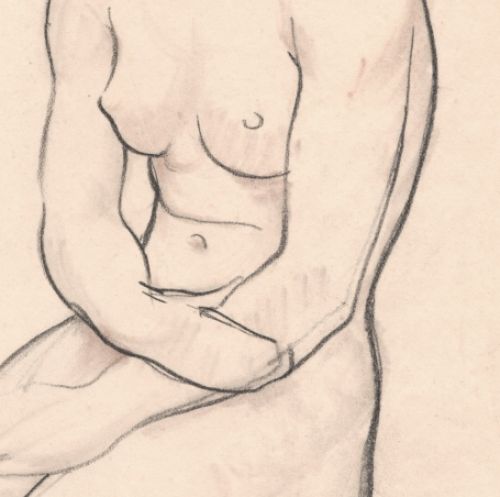 Pencil drawing from the Belgian artist Willy Kreitz