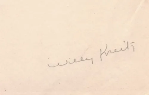 Kunstwerkje van de Belgische beeldhouwer Willy Kreitz