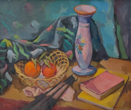 Olieverfschilderij van Wilfried Sybrands (Willy)