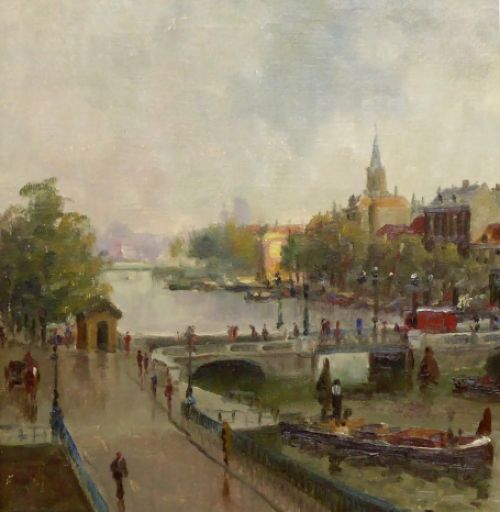 Schilderij te koop van Nederlandse kunstschilder Wim Heinecke