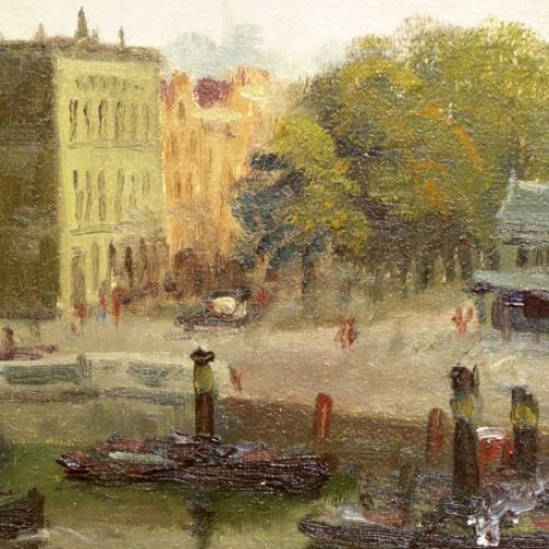 Gezicht, olieverf op canvas kopen