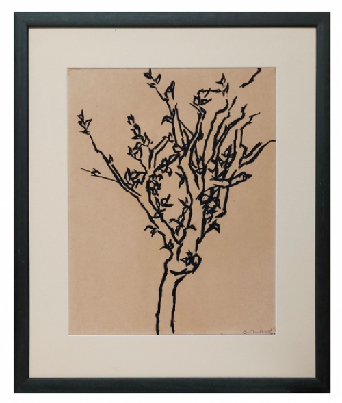 Tekening van de Nederlandse kunstenaar Wim Noordhoek