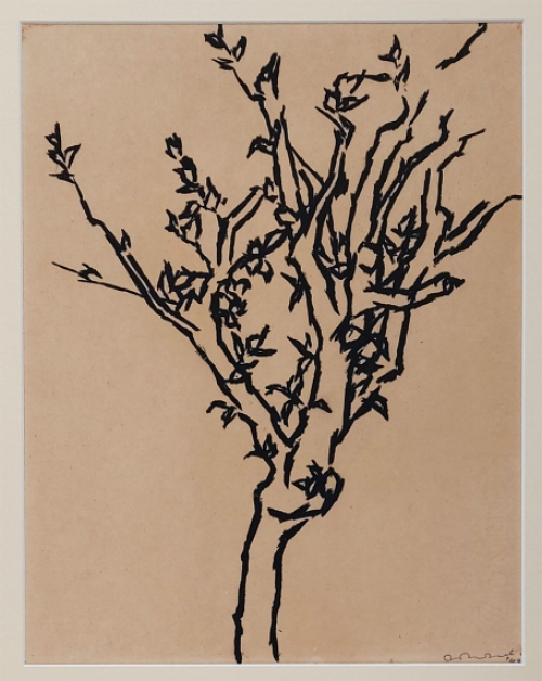 Houtskooltekening van Wim Noordhoek kopen