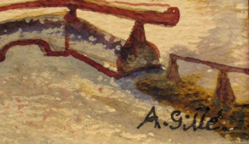 Schilderij van August Gillé kopen