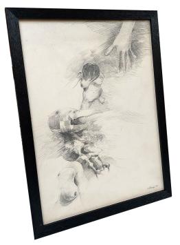 De hand, de vogel en het lichaam 1964