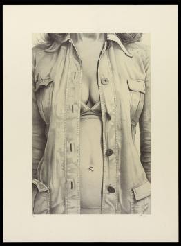 Litho uit 1975 Belgische graficus Roger Wittevrongel