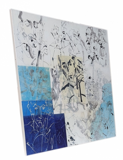 Lutgard Wittocx met een gemengde techniek