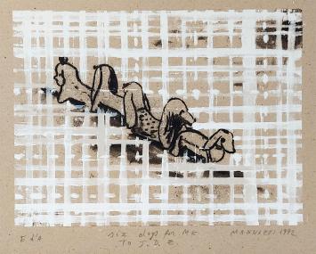 Kunstwerk uit 1992 van de Belgische kunstenaar Werner Mannaers