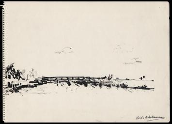 Kunstwerkje op papier van Henri Victor Wolvens aankopen