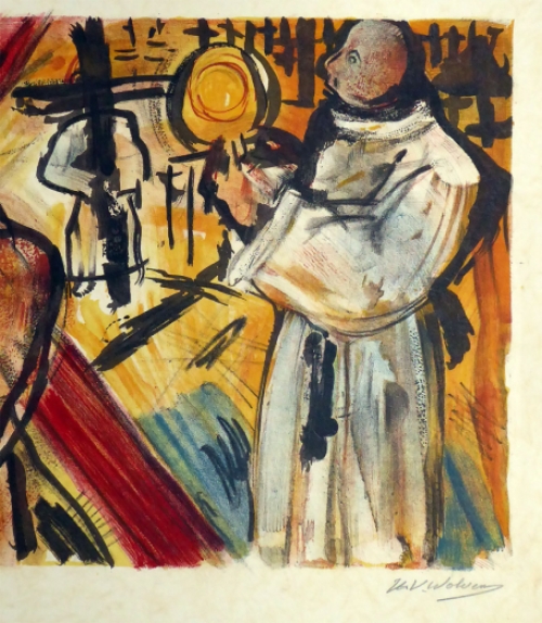 Kunstwerkje van Henri Victor Wolvens