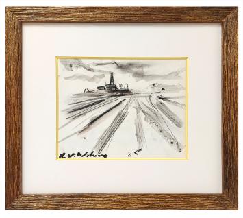 Tekening van de Belgische artiest Henri Victor Wolvens